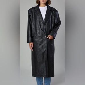 Maria Cher oversized leather coat size M